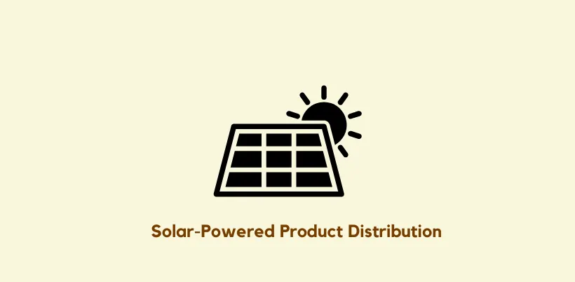 Best Business Ideas in India - Solar-Powered Product Distribution