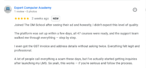 Read more about the article Expert Computer Academy’s Honest The DM School Review