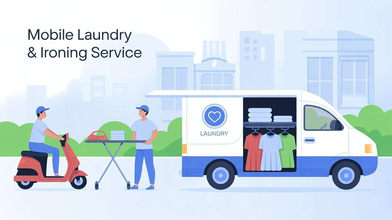 Mobile Laundry & Ironing Service - Small Business Idea in India