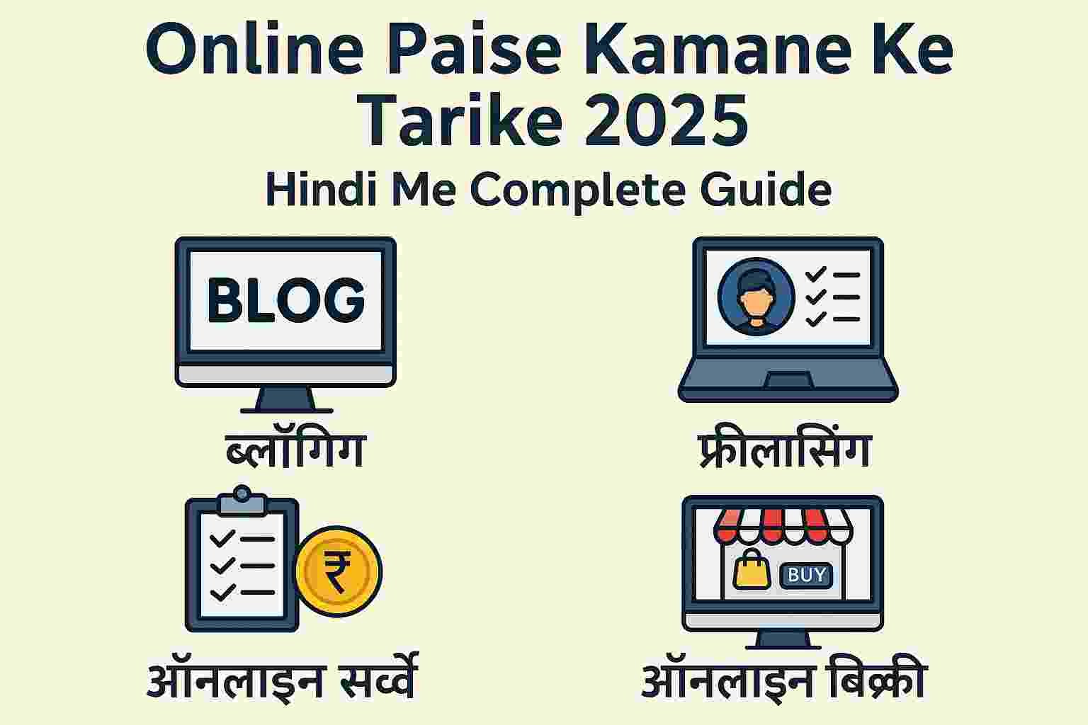 Online Paise Kamane Ke Tarike 2025 – Hindi Me Complete Guide