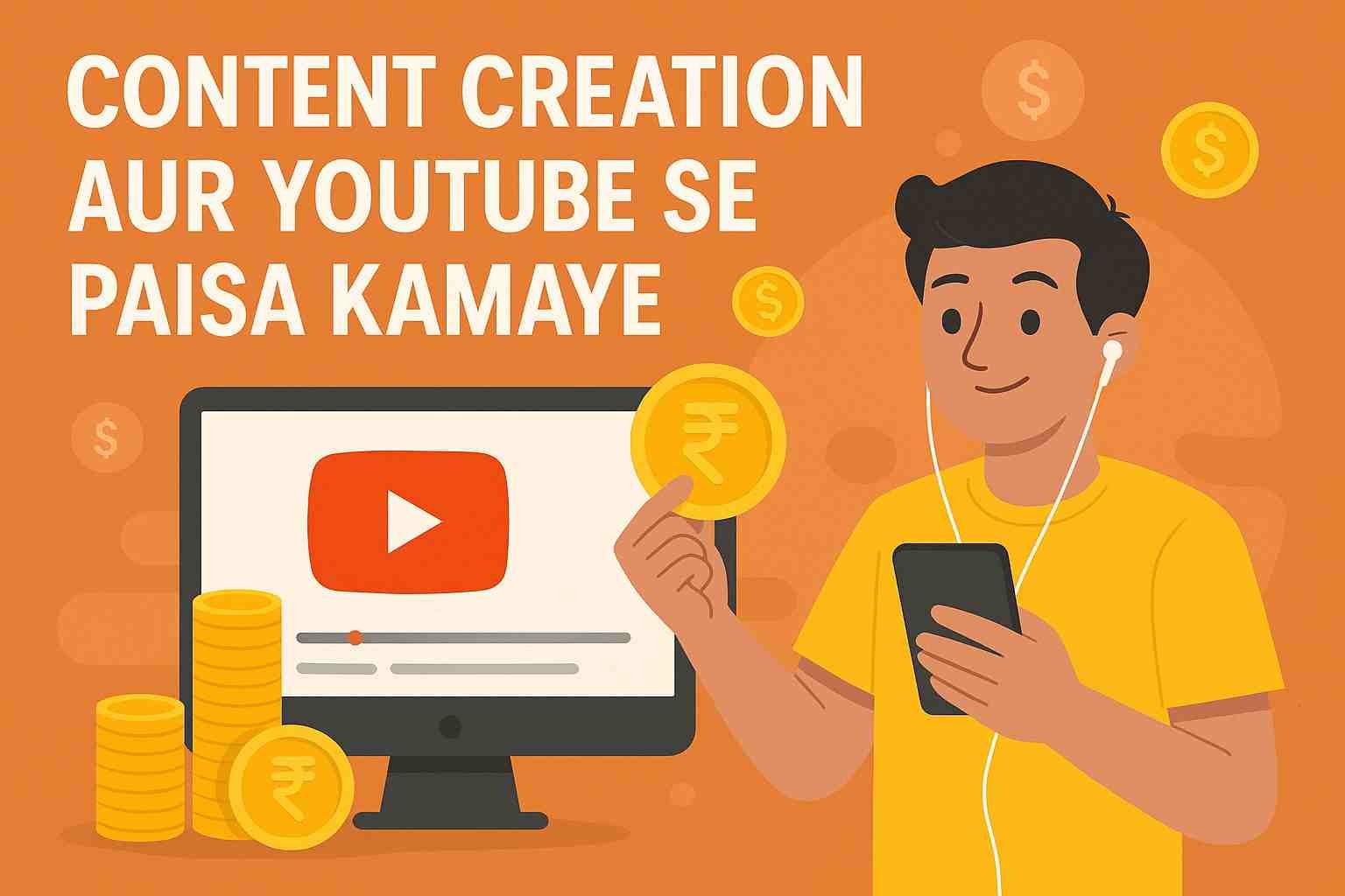 YouTube se paise kaise kamaye Hindi content creation