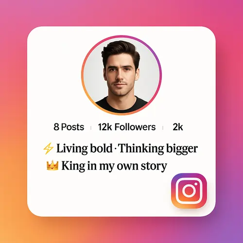 2 Line Bio for Instagram for Boy