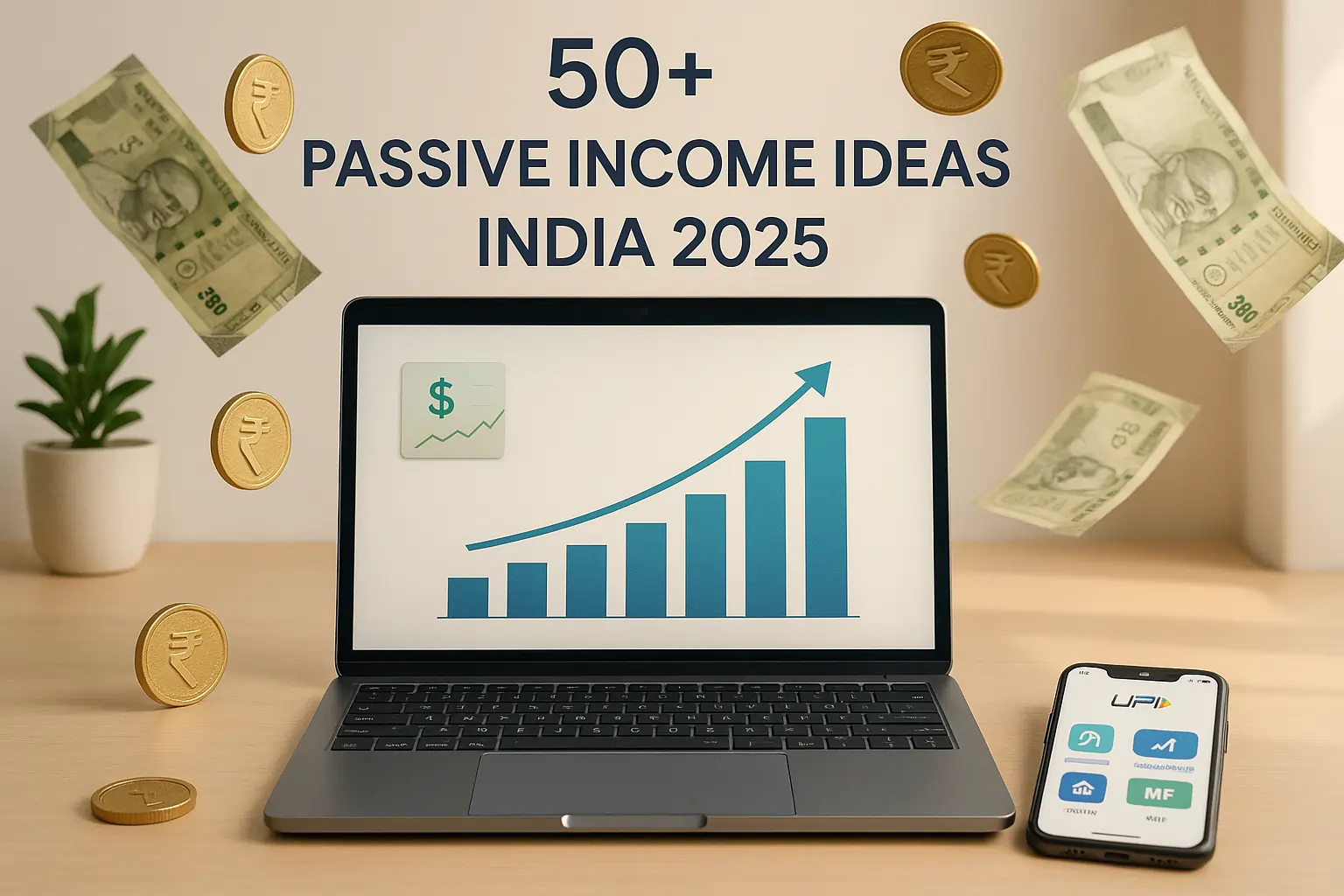 You are currently viewing 50+ Passive Income Ideas in India 2025 to Build Multiple Income Streams