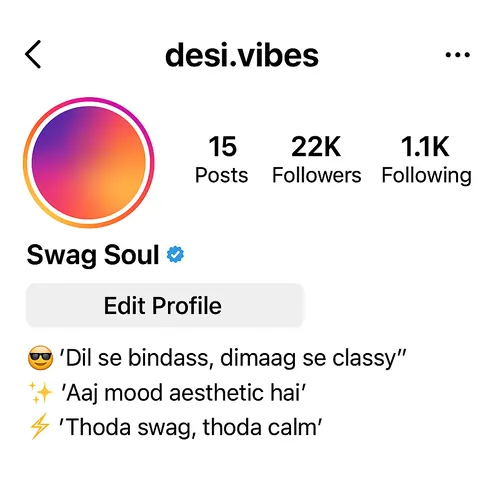 Aesthetic Instagram Bios in Hindi & Hinglish