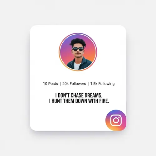 Attitude Captions for Instagram for a Boy