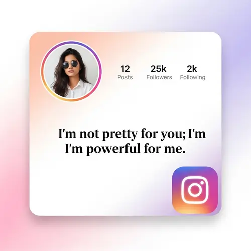 Attitude Captions for Instagram for a Girl