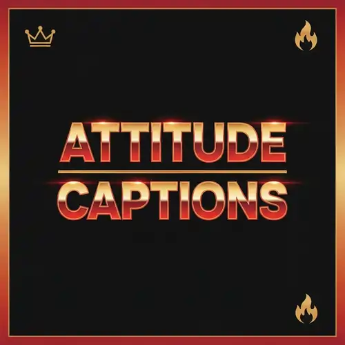 Attitude Two Word Captions