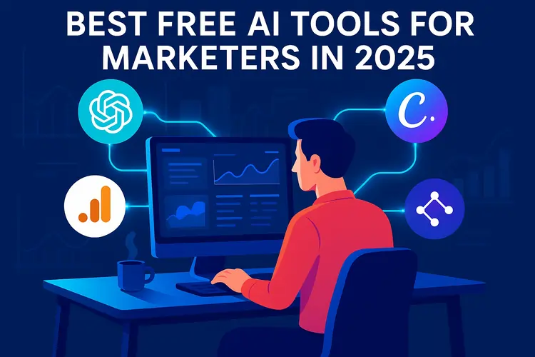Read more about the article Best Free AI Tools for Marketers in 2025