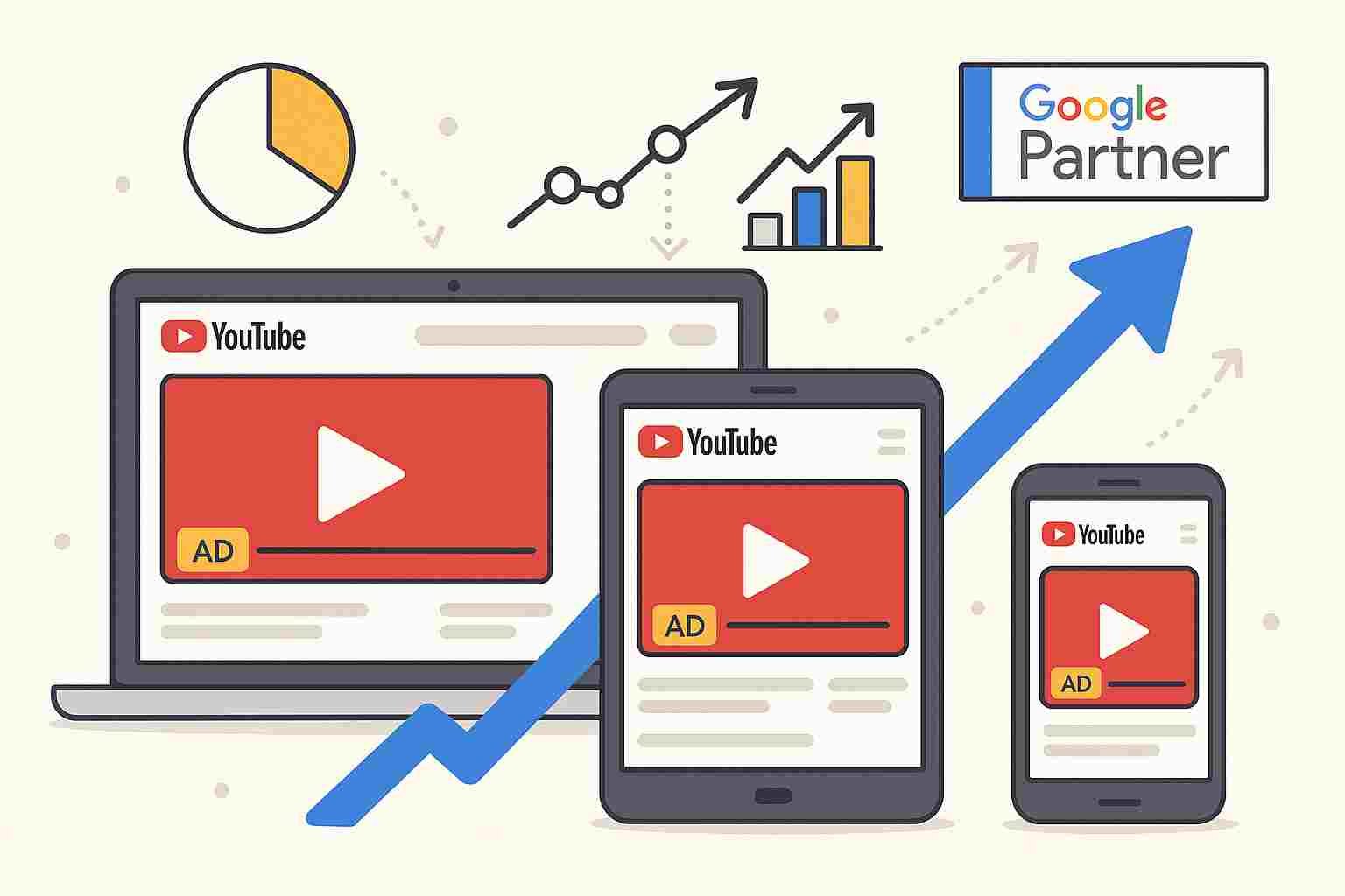 Google Partner Video Ads Agency – Certified Experts for ROI-Driven Campaigns