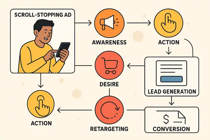 How Facebook Ads Generate Sales (Journey)