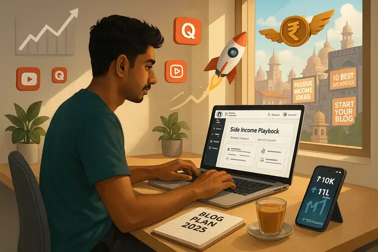 How to Start a Blog in 2025 & Earn ₹1L+:Month (Proven Plan)