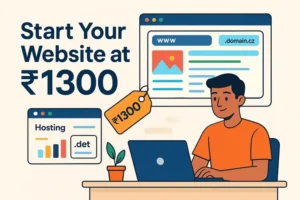 Read more about the article How to Start a Website in India for Just ₹1300 (Hosting + Domain + WordPress)