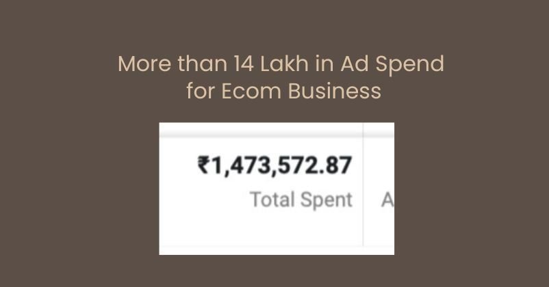 E-commerce Facebook Ads India case study