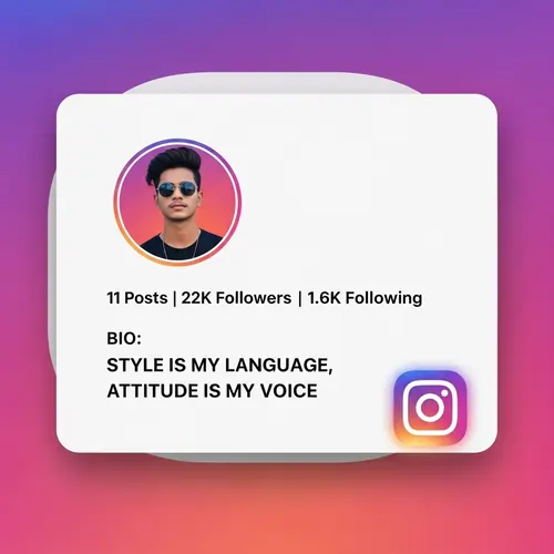 Stylish Attitude Captions for Instagram
