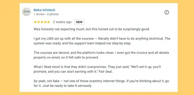 The DM School Review ⭐⭐⭐⭐⭐ – How Neha Infotech Got Started with Zero Technical Hassle