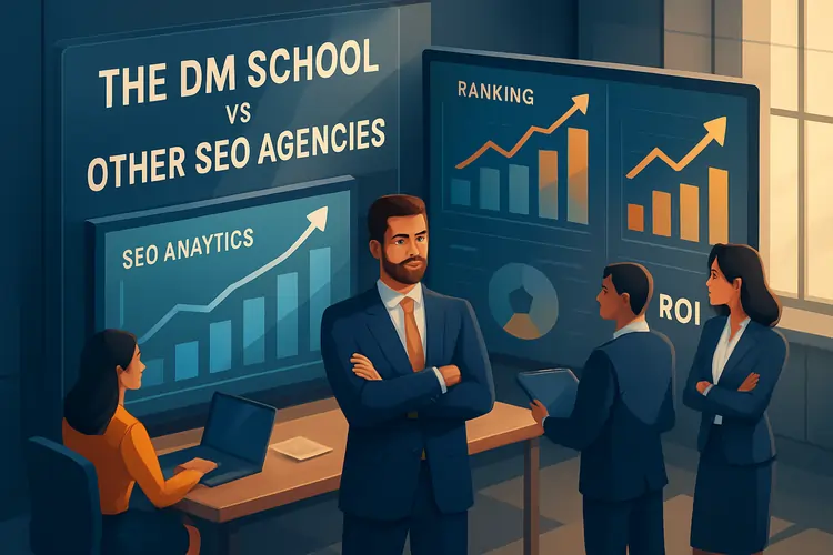 Read more about the article The DM School vs Other SEO Agencies in India: 5 Data-Backed Reasons We Outperform