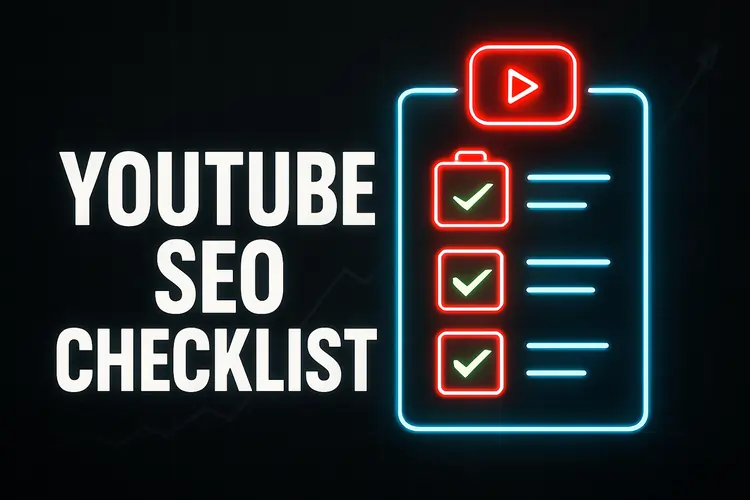 YouTube SEO Checklist The DM School