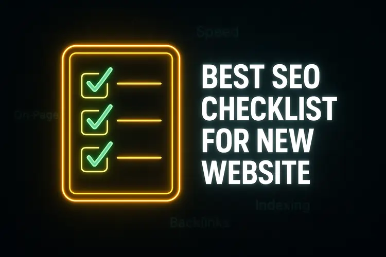 Best SEO checklist for new website