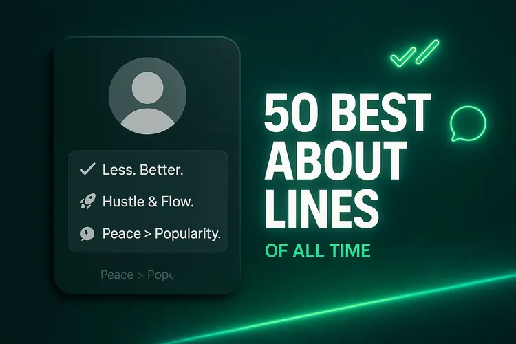 Best WhatsApp About Lines of All Time