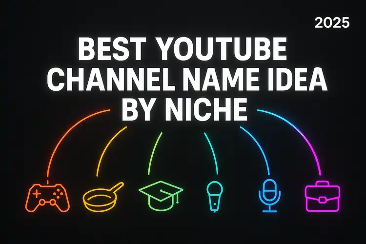 Best YouTube Channel Name Ideas by Niche
