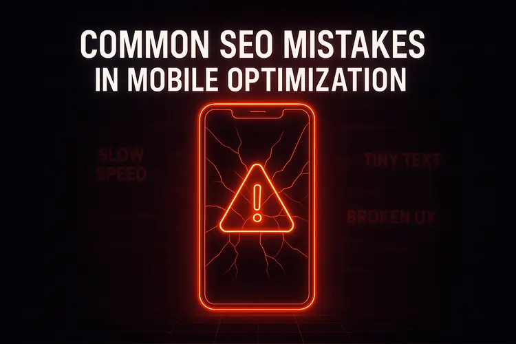 Common SEO Mistakes in Mobile Optimization