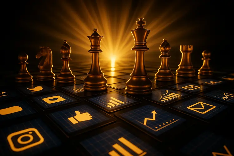 digital-marketing-growth-chessboard-social-media-analytics