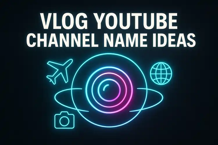 Vlog YouTube Channel Name Ideas