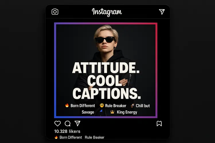 Attitude Cool Instagram Captions