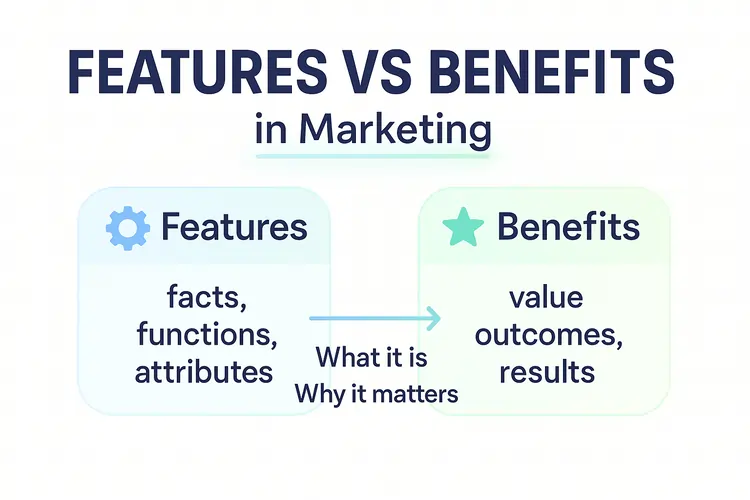 Features vs Benefits in Marketing Explained