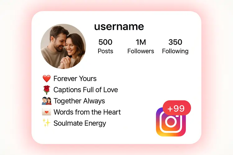 Instagram love captions