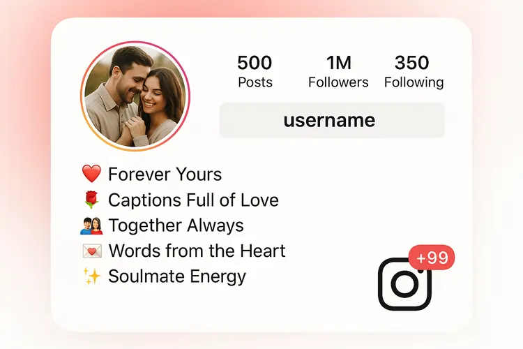 Read more about the article Love Captions for Instagram | 300+ Romantic Ideas