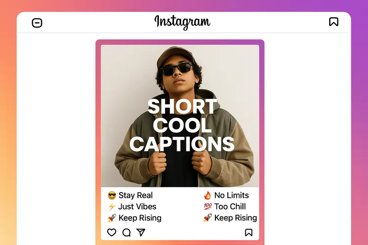 Short Cool Instagram Captions