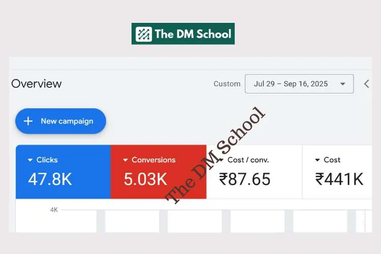 The DM School Review Case Study 2025 – best YouTube ads agency in India