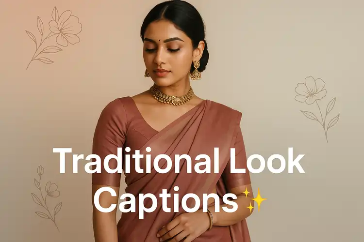 Read more about the article Best Captions for Traditional Look for Girls | 300+ Stylish Ideas