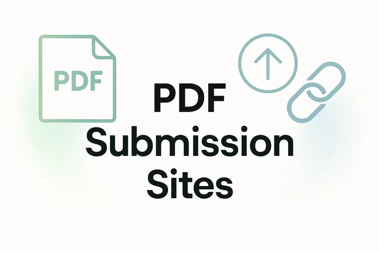 Best PDF Submission Sites