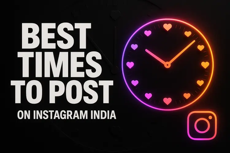 Best times to post on Instagram in India