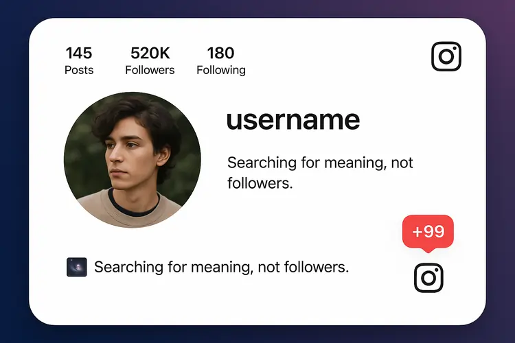 Deep Instagram Bios Meaningful Lines