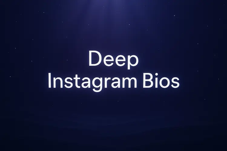 Read more about the article Deep Instagram Bios | 300+ Meaningful & Unique Lines