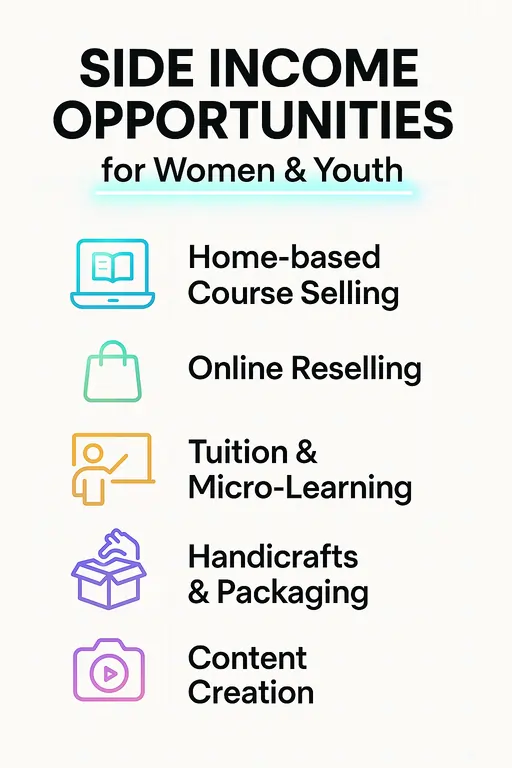 Side Income Opportunities for Women and Youth