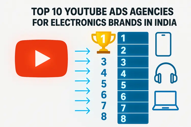 Top 10 YouTube Ads Agencies for Electronics Brands in India