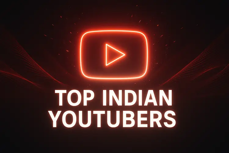 Read more about the article Top Indian YouTubers 2025 | Most Subscribed & Famous List