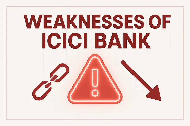 Weaknesses of ICICI Bank