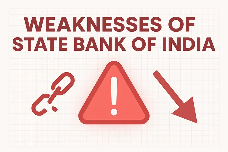 Weaknesses of State Bank of India