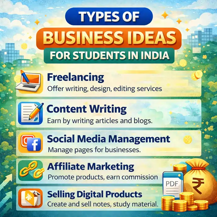 Business ideas for students in India