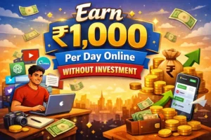 Earn money online daily, no investment